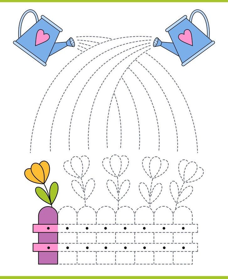 Grafomotoryka na lato