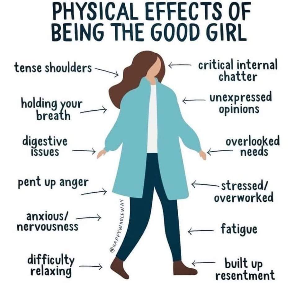 Fizyczne „efekty” bycia „dobrą dziewczynką” 💓