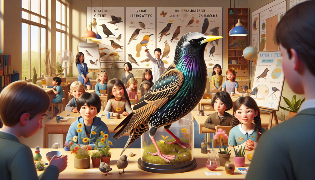 Szpak – ptak zamieszkujący tereny leśne i podmiejskie: Zajęcia edukacyjno-terapeutyczne dla uczniów ze spektrum&nbsp;autyzmu