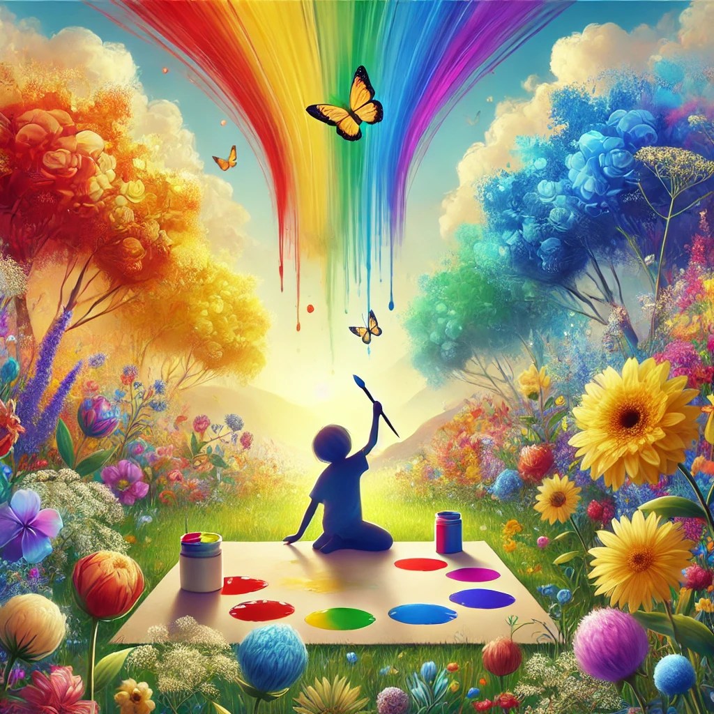 Wiosenna paleta barw – terapia kolorami dla dzieci z autyzmem. Zajęcia&nbsp;rewalidacyjne