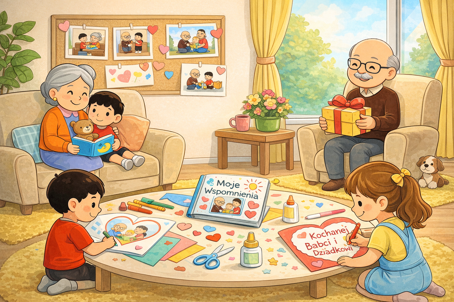 🌷 Scenariusz zajęć: „Serce pełne wspomnień – dla Babci i Dziadka”