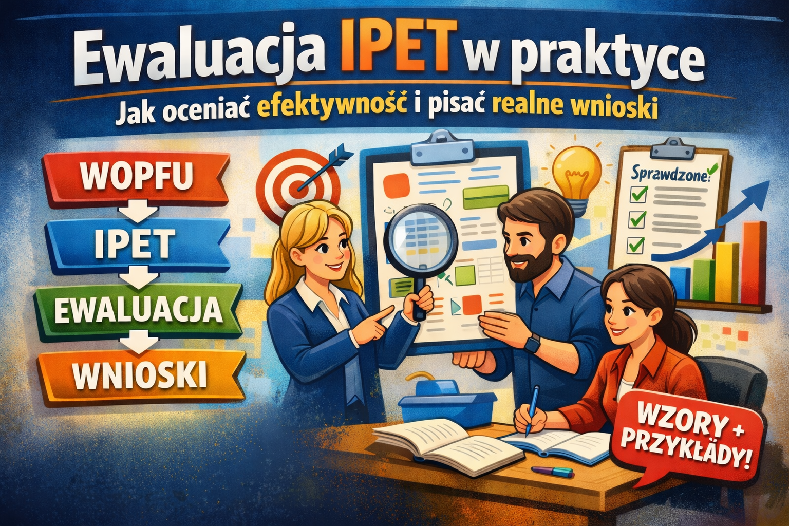 📌 Ewaluacja IPET – gotowe przykłady dla profili uczniów: ASD, afazja, niepełnosprawność intelektualna
