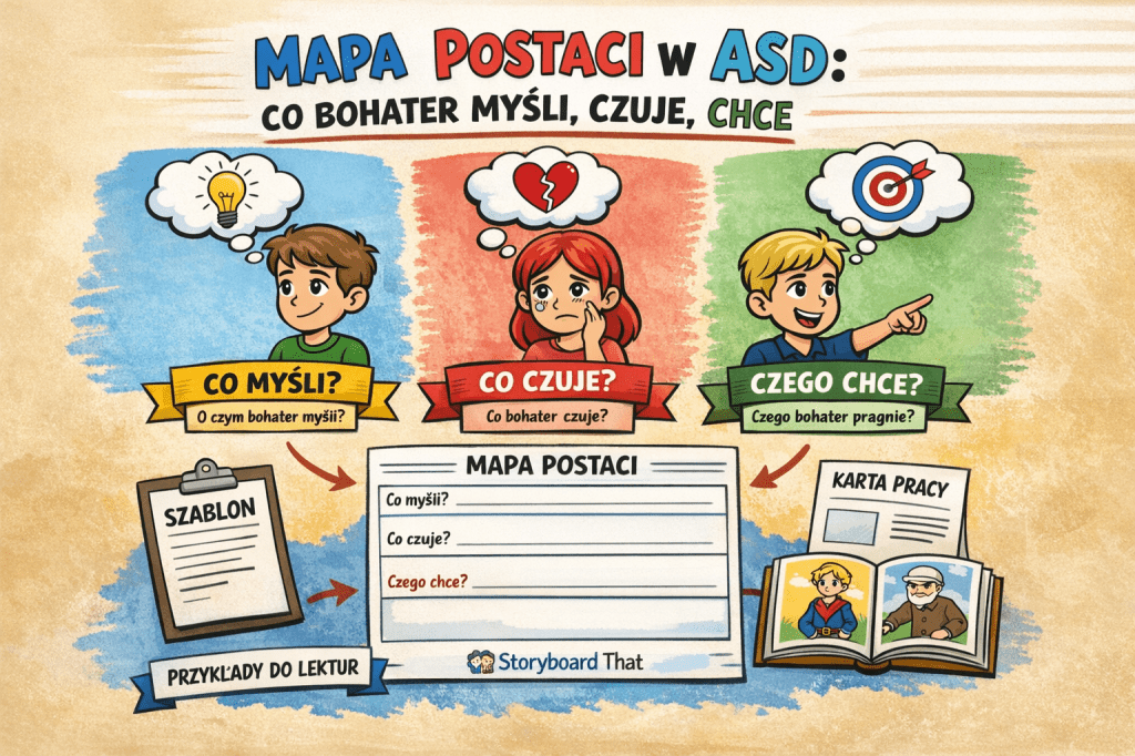 🧠 Mapa postaci w ASD: co bohater myśli, czuje i chce?