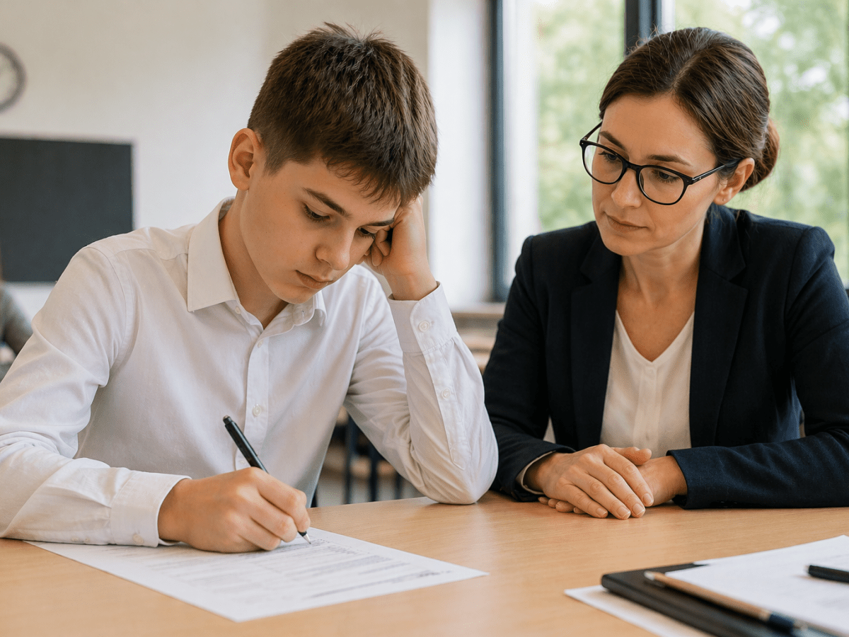 Nauczyciel wspomagający na egzaminie ucznia z autyzmem (2026) – co wolno, a czego NIE? + realne błędy, które mogą unieważnić&nbsp;egzamin