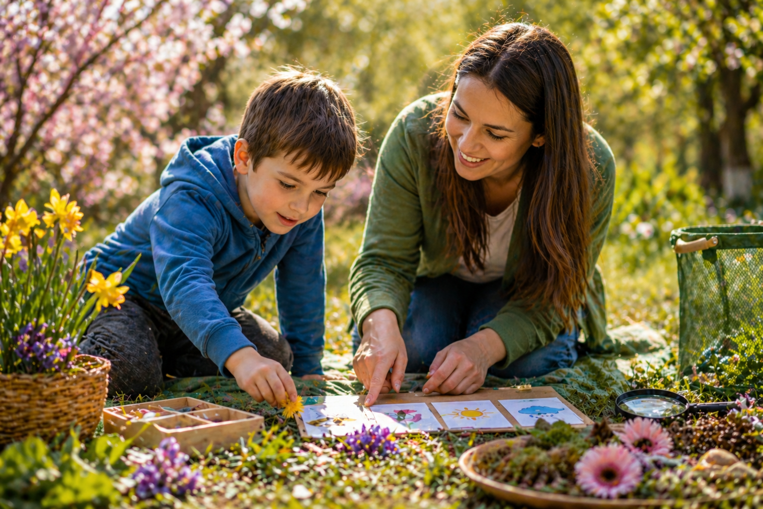 Wiosenne zajęcia rewalidacyjne (ASD) – gotowy scenariusz + karty pracy PDF i opis obrazka dla nauczyciela (2026)